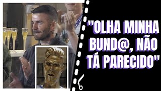 David Beckham Pegadinha da estátua | LEGENDADO