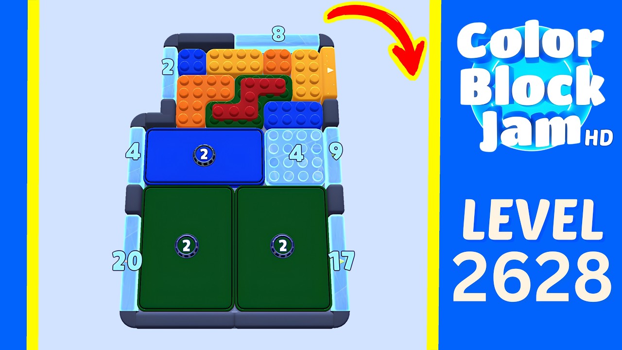 jam＊確認用 Color Block Jam Level 1696 (2628) Solution Walkthrough - YouTube