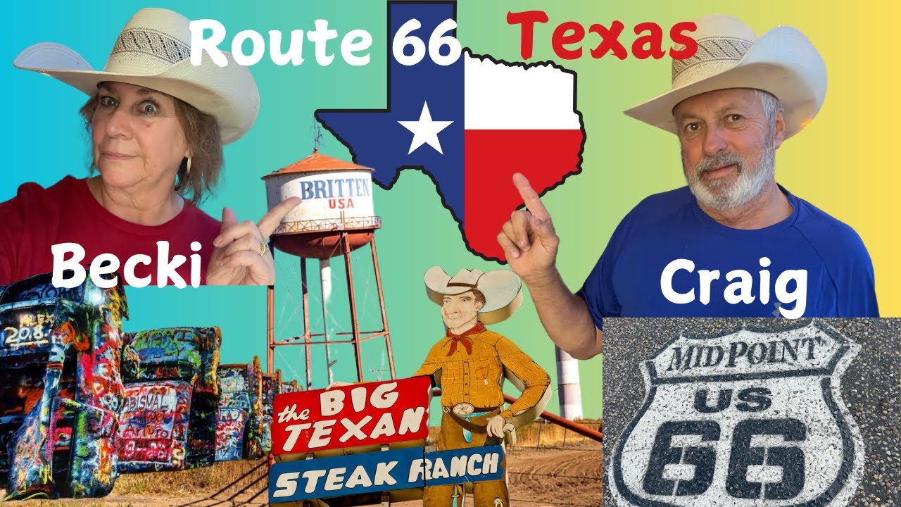 Route 66 TEXAS! RV Museum, Midpoint Cafe, Groom TX, Big Texan Steak Ranch