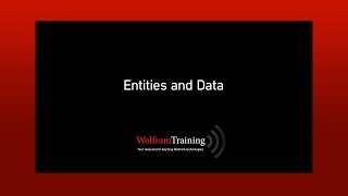 Entities and Data