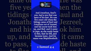 The Fall That Changed Everything: The Story of Mephibosheth | 2 Samuel 4:4