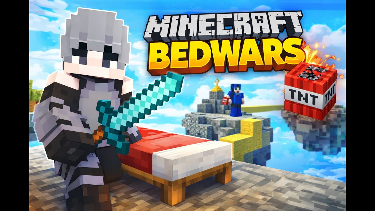 Playing bedwars as noob after a long time day#1 