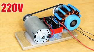 I make simple 220v Electric Generator that Billions of People Need This!