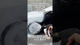 Adjustable Foam Cannon and 5 Nozzle Tips-Perfect for Cars, Driveways &amp; More! #carcleaning#carwashing