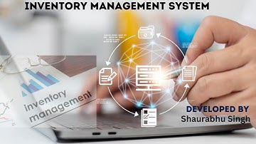 Java/ReactJS FSD - Inventory Management System Done by BE Student