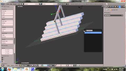 Blender 2.5 Tutorial: Modeling Stairs