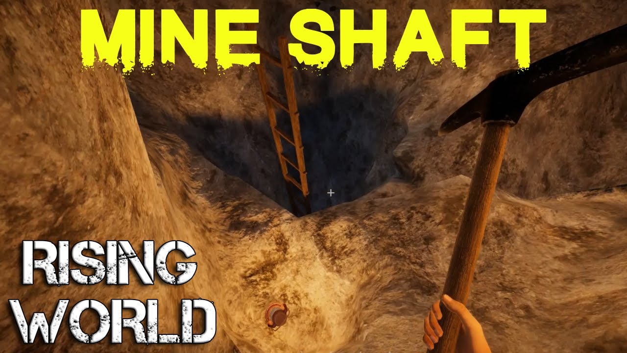 Series 1 - Down The Vertical Mine Shaft - Rising World Gameplay 2022 Episode 14