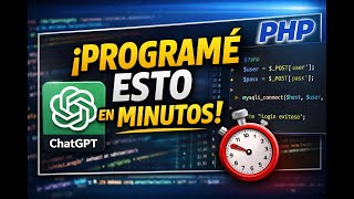 De SQL a Aplicación Funcional en Minutos usando ChatGPT | Caso Real