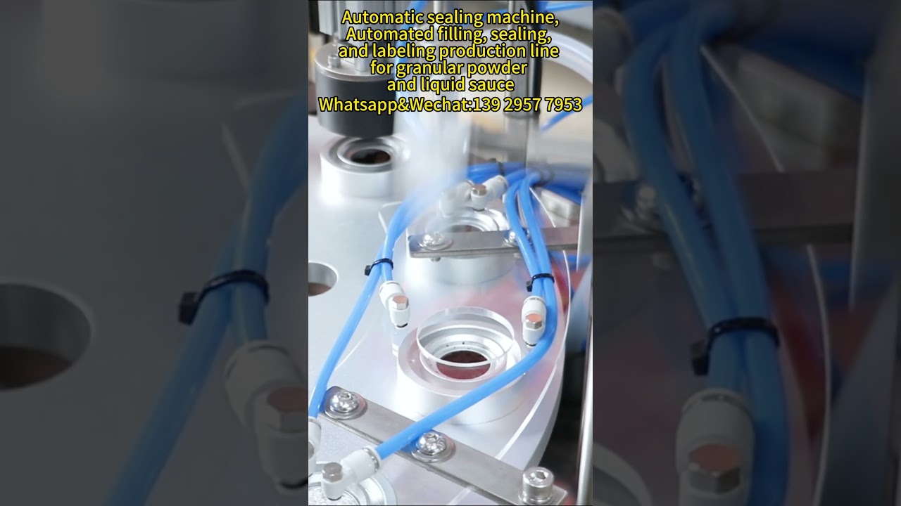 automatic coffee capsule filling sealing machine