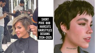 short sassy pixie bob haircuts & hairstyles/viral Pinterest pixie bob haircut & hairstyles 2024-2025