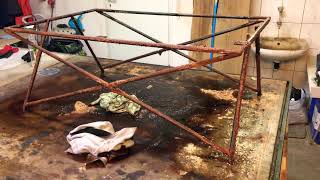 Legs For Our Epoxy Resin Milky Coffee Table