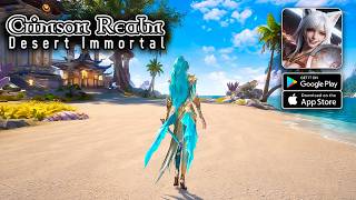 Crimson Realm Desert Immortal - Mmorpg Gameplay Androidios