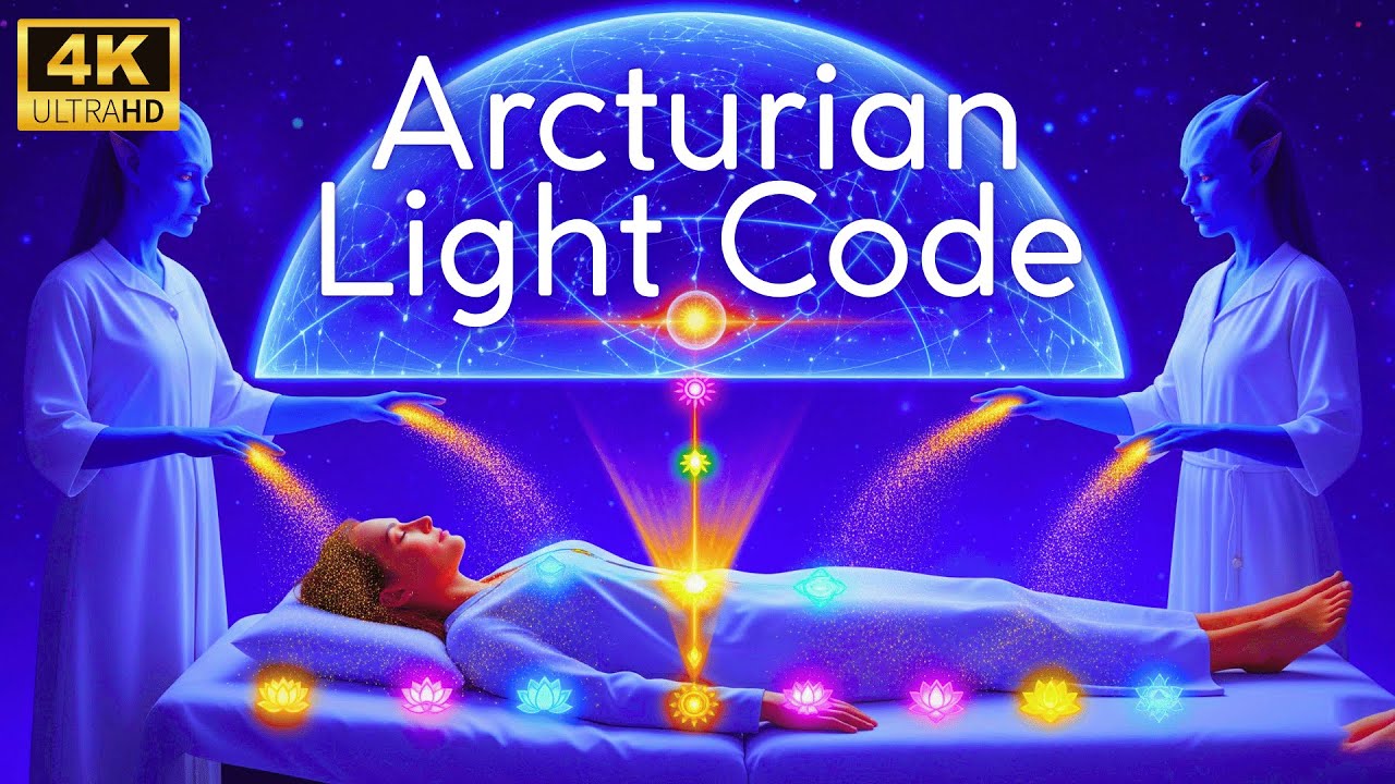 🔮 Arcturian Healing Frequency 🌌 DNA Upgrade Music Light Codes for Soul ...