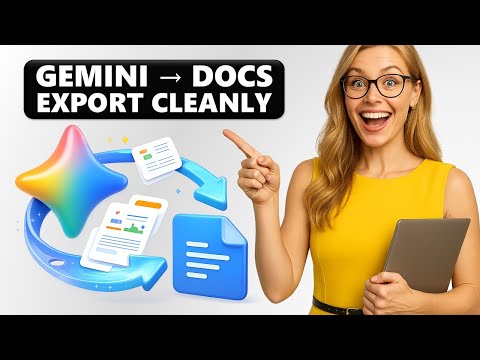GEMINI AI コンテンツを Google Docs に直接エクスポートする手順