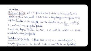 Complex Analysis | Singular Point/ Singularity | Isolated Singular Point/ Singularity | B.sc. | P-6