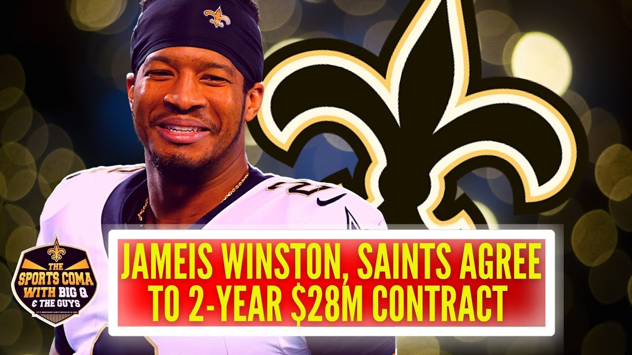 Jameis Winston, Saints Agree to 2-Year M Contract