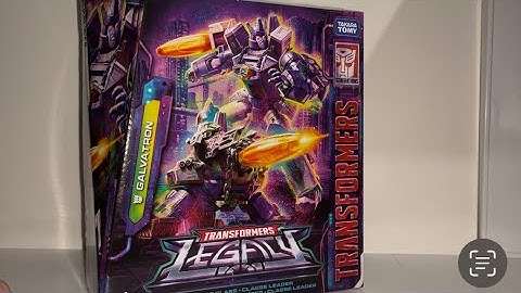 How to transform legacy leader class Galvatron. Transformers generations figure kingdom