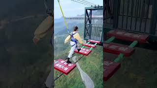 Bungee Jumping With Rope In Beautiful Place Asmr Bungee Jumping Resimi