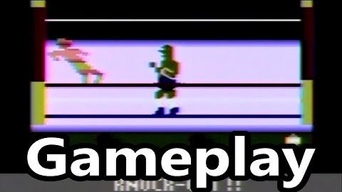 Realsports Boxing Atari 2600 Gameplay