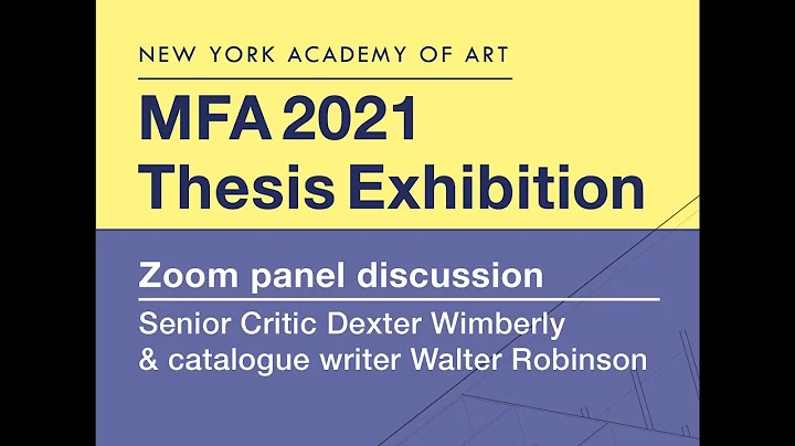 A Conversation with Walter Robinson, 2021 MFA Thes...