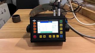 EMAT Thickness Gauge B-scan for hot surfaces