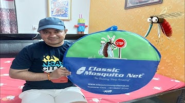 CLASSIC MOSQUITO 🦟 NET REVIEW VIDEO 📹 HINDI #mosquitonet #classicmosquitosnet #net