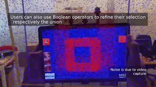 Hybrid Touch/Tangible Spatial Selection in Augmented Reality