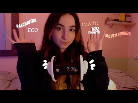 ASMR DE OREJA A OREJA Voz SUAVECITA Para Calmar y DORMIR 🌧️Con LLUVIA