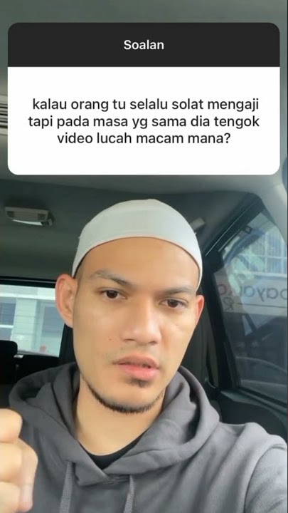 Seseorang yg solat tetapi melihat video lucah #shorts