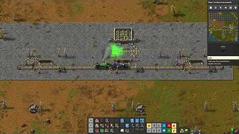 Factorio Switchable East-West passenger metro
