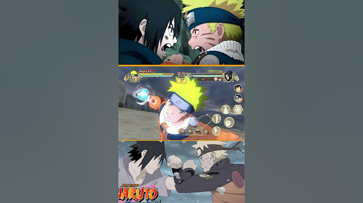 Naruto using Rasengan on Sasuke || Naruto: Ultimate Ninja STORM Mobile #shorts #naruto #rasengan