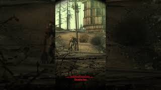 Enclave mind control device shot off Deathclaw #fallout #fallout3 #gaming #gameplay