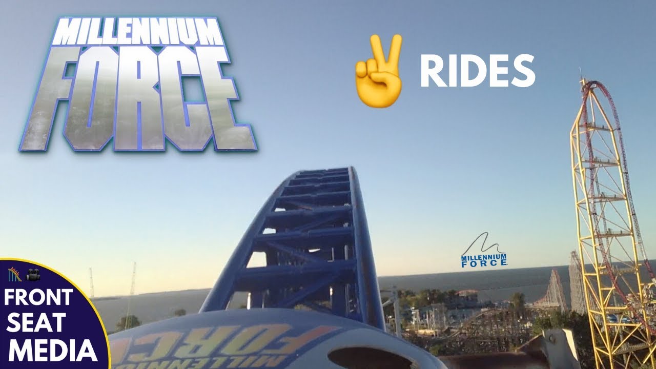 People Riding Millenium Force Millennium Force Sign Millennium Force (HD POV) Cedar Point