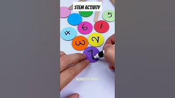 Numbers wheel #kids activity#stem activity for kids#shorts viral#learning numbers#viralvideo