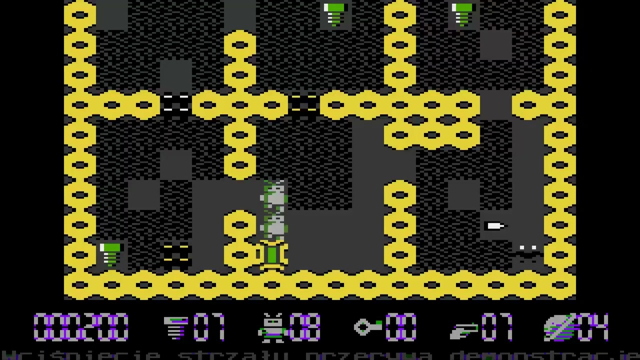 ATARI 8BIT XL XE Tre Robbo 16 Kraina Ziemii v2  400 800 600 1200 1400 1450 ATARIMANIA COM SITE LOOK