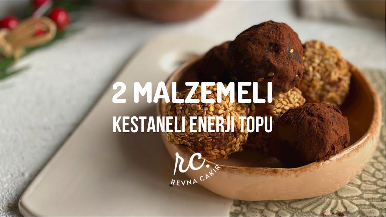Kestaneli Enerji Topları | Şeker İsteğinizi Ortadan Kaldıracak!