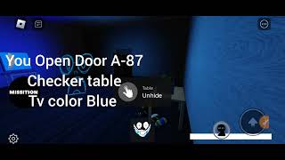 A-87 X-87 jumpscare indefinite rooms