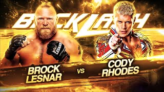 Brock Lesnar vs Cody Rhodes at WrestleMania Backlash: WWE 2K23 Simulation