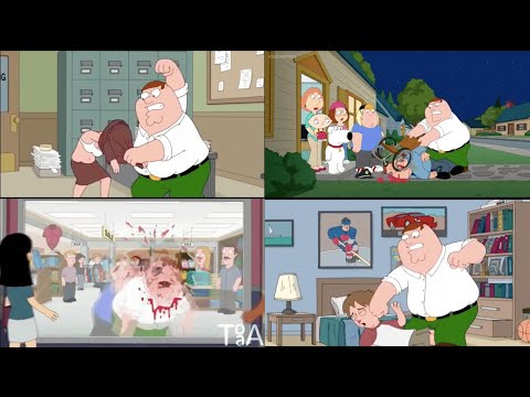 Everyone Getting Beat Up in Family Guy (Compilation)