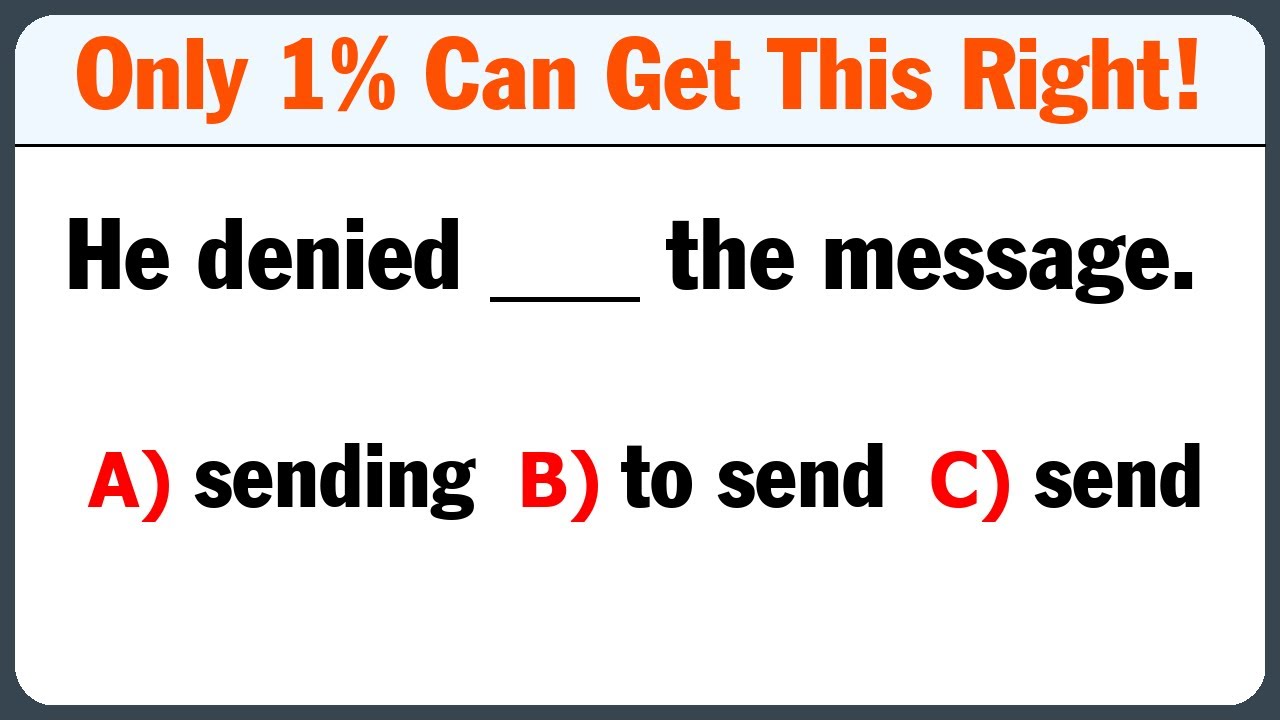 Test Your Grammar: Gerunds & Infinitives!