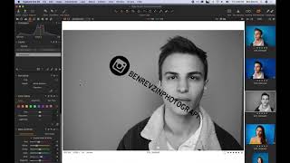 Black and White Portrait Editing Capture One Pro 20