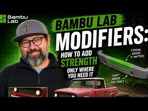 How to add Modifiers to strengthen your 3D prints
