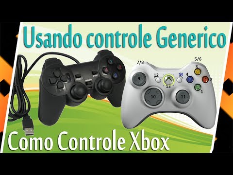Tutorial Usando Controle Generico como Controle Xbox 