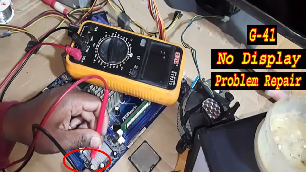 ASRock G41 Motherboard No Display Problem Repair | Motherboard Repair in Bangla By Tanvir IT