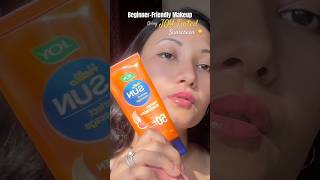 Beginner-Friendly Makeup Using JOY Tinted Sunscreen ☀️ #BeginnerMakeup #EverydayMakeup #Natural #yt