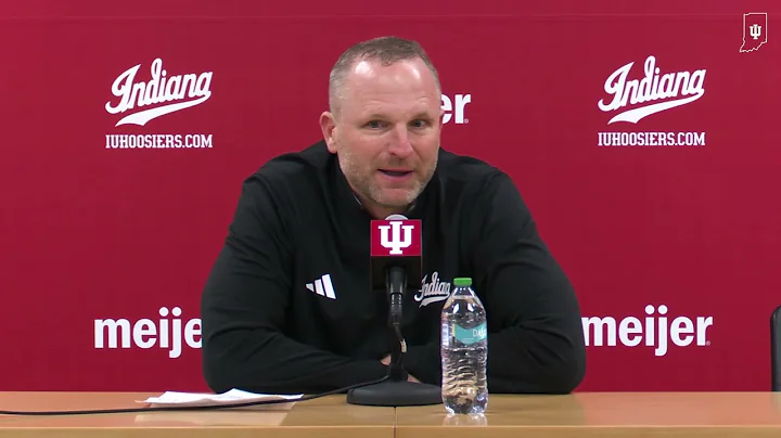 IU basketball's Darian DeVries discusses win over Chicago State