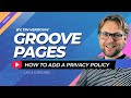 GroovePages Training - How To Create Privacy Policy/Terms Of Conditions Pages