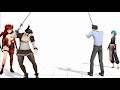 [3D] VTubers' Blindfold Sword Fight!! [Nijisanji/Ryushen/Hanabatake Chaika/Dola/Yashiro Kizuku]