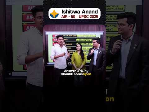 AIR 50 Ishitwa Anand | UPSC CSE 2025 #sarrthiias #upsc #drshivin