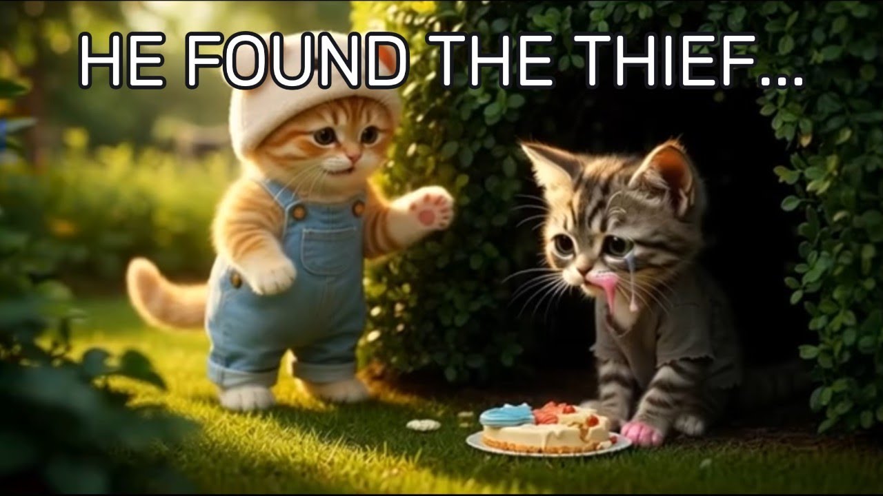 Mama cat was amazed by kitten's kindness 🍰